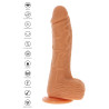 Get Real TOYJOY Gode réaliste vibrant à poussée Naked Real 16.5 x 4cm